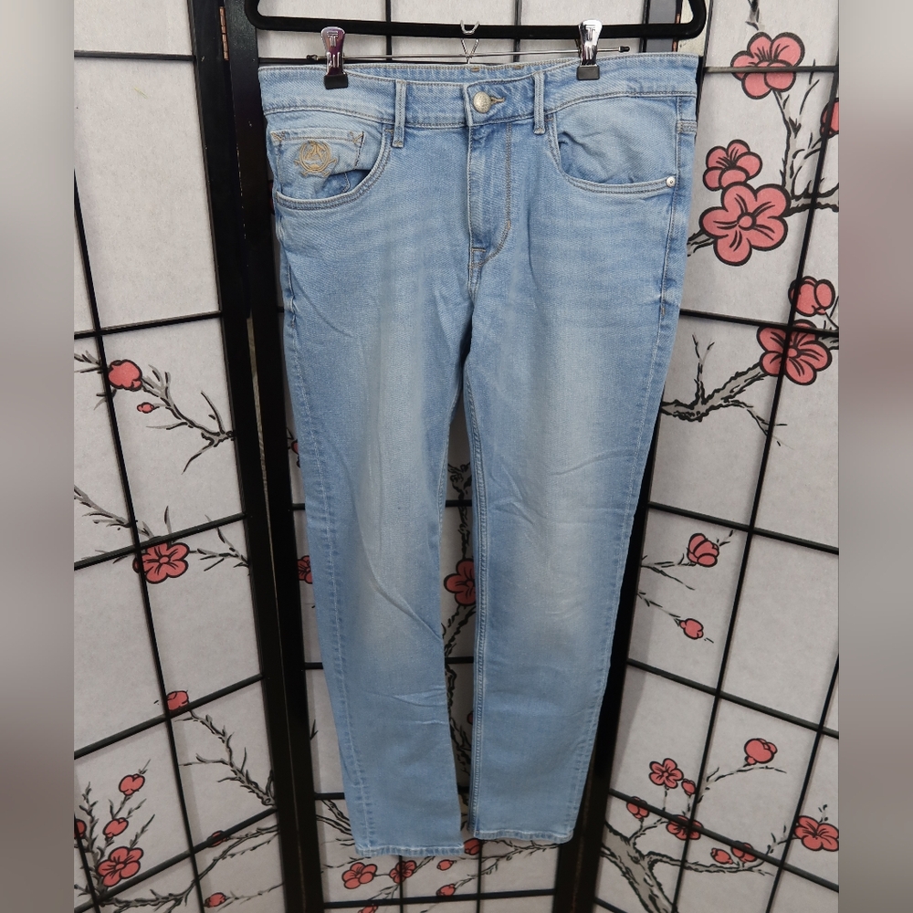 U.S Polo Assn. Light Blue Brandon Slim Tapered  Denim Jeans Size 32